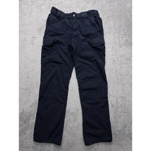 5.11 Tactical Pants‎ Mens Measured 31x31 Dark Navy Cargo Ripstop Tactical Work
